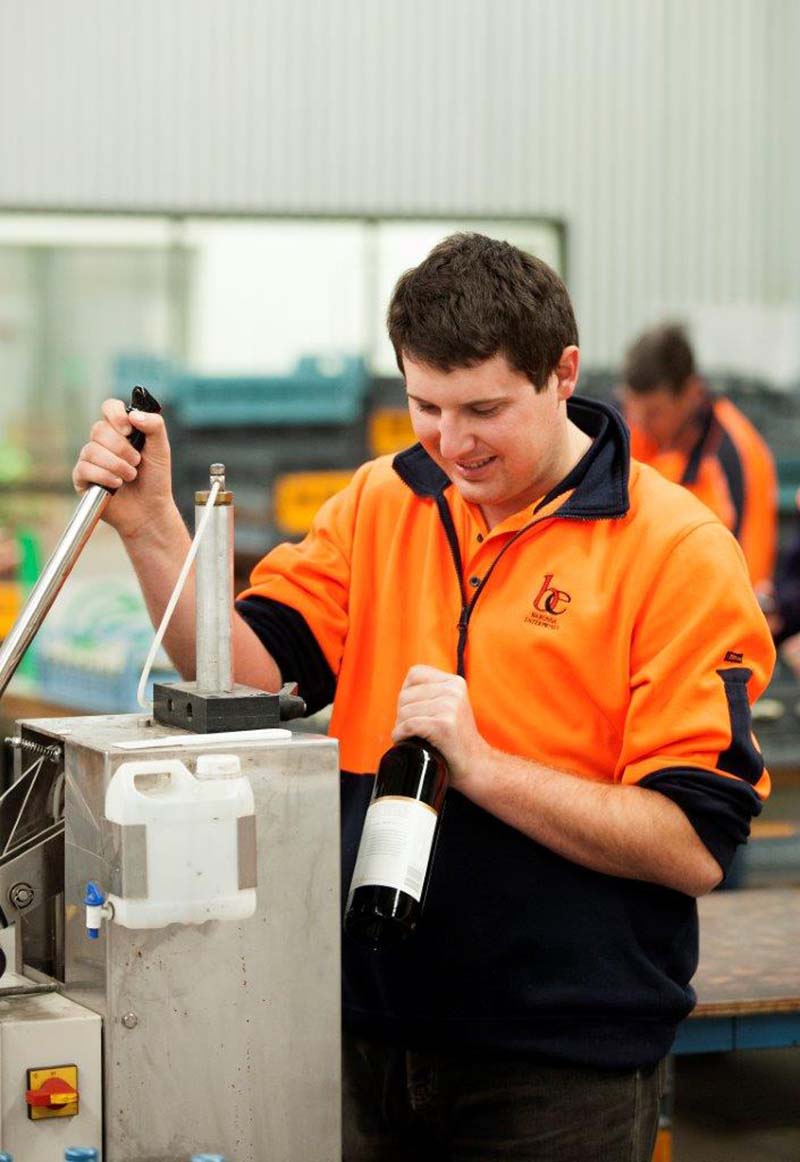 Delabelling1 McLaren Vale Enterprises